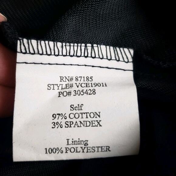 VTG Y2K Rockabilly Pinup Girl Polka Dot Dress Ruby Rox Black Retro Babydoll Sz 7 - Picture 11 of 12